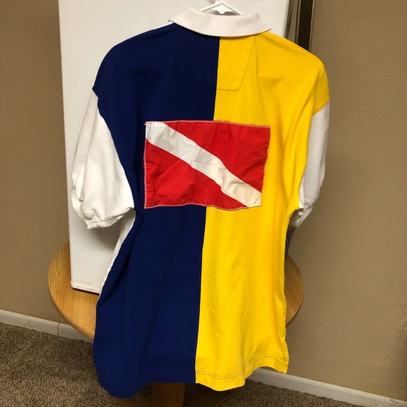 *SOLD!* Vintage Nautica Scuba Polo Shirt - Picture 3 of 5